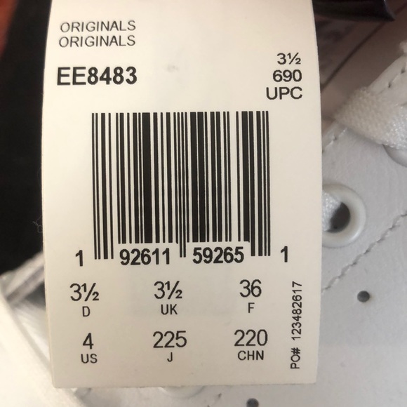 Adidas Kids Stan Smith white sneakers - Picture 5 of 5